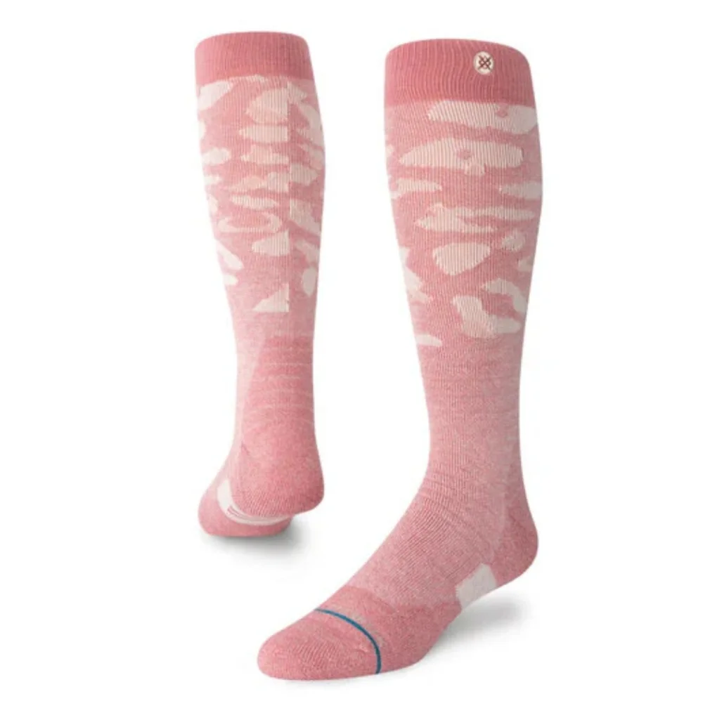NWT Kid's Snowed Inn Stance Dusty Rose Snowboard OTC Socks